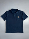 Carhartt K570 Pocket Polo Shirt | C Logo Patch | Navy (L)
