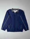 Reebok Full-Zip Windbreaker Jacket – Navy/Grey (2XL)