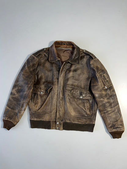 ZSuper Premium RARE Vintage original Leather Jacket (M/L)