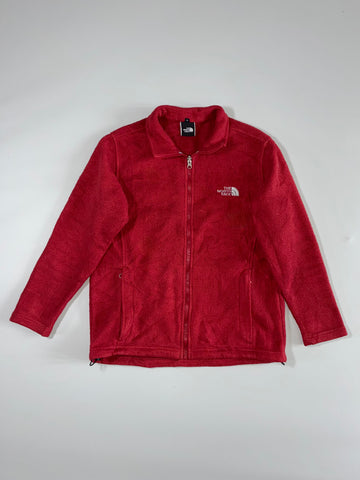 The North Face Fleece Full-Zip Jacket – Maroon Red Women's (M)