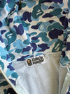 BAPE ABC Blue Camo Shark WGM Full Zip Hoodie (S)