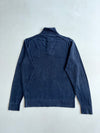 Tommy Hilfiger Navy Quarter-Zip Premium Cotton Sweater (S)