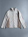 The North Face Fleece Jacket | Cream & Tan Colorblock | Women’s (L/XL)
