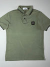 Stone Island | Compass Patch Polo Olive Green (M)