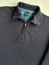 Hugo Boss Navy Quarter-Zip Sweatshirt (XL)