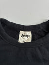 Vintage Jeep Embroidered Raglan Crewneck Sweatshirt – Black (L)
