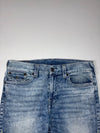True Religion Ricky Relaxed Straight Light Wash Jeans (W:37) (L:46)