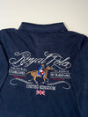 Royal Polo Geographical Norway Embroidered Long Sleeve Polo – Navy (S)
