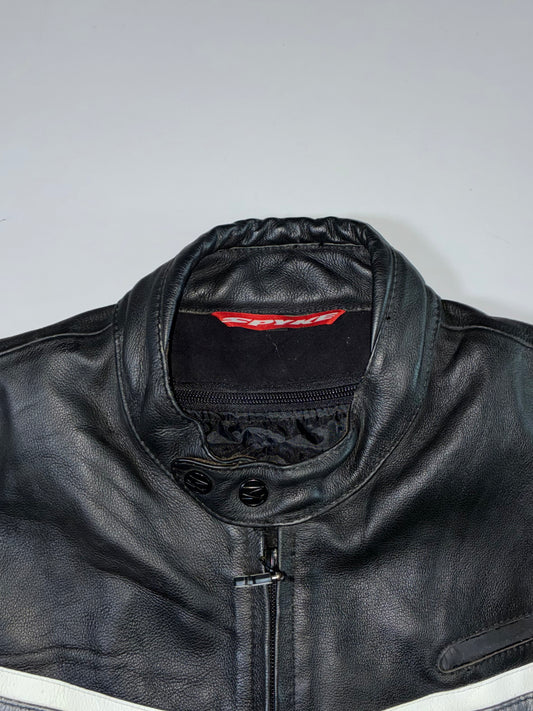 Spyke Black-White-Grey Racing Jacket (S/M)