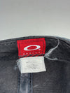 Vintage Oakley Washed Black Cap – Metal O Logo, Made in Mexico (Adjustable)