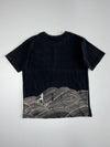 Vintage Japanese Koi & Kintaro Embroidered Tee – Black (XL)