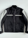 Vintage Kamo Bikewear Black & Grey Motorcycle Jacket Paded (L)