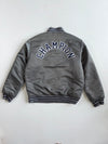 Champion Big C Chenille Satin Varsity Bomber Jacket(L)