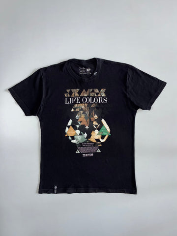 LRG “Life Colors” Graphic T-Shirt | Black (M)