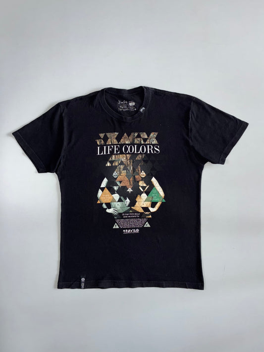 LRG “Life Colors” Graphic T-Shirt | Black (M)