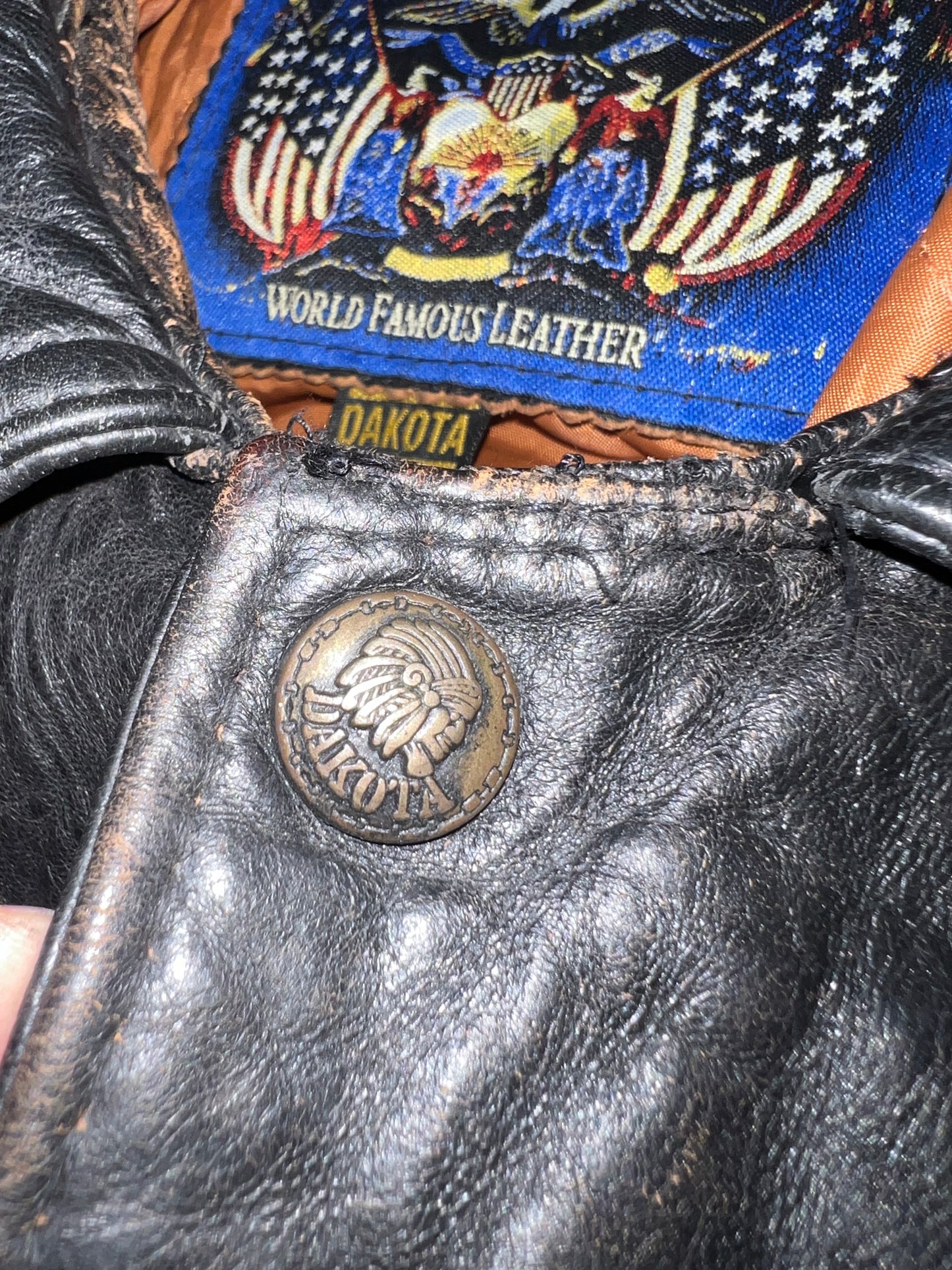 ZDAKOTA* Original Leather Jacket (SUPER RARE) (L) Very rare