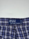 Polo by Ralph Lauren Navy Plaid Pleated Shorts (W:36|L:21)