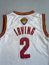 Adidas Swingman Kyrie Irving #2 Cleveland Cavaliers NBA Finals White Basketball Jersey (M)