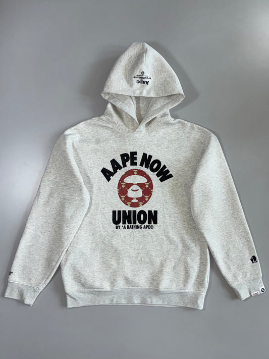 AAPE by A Bathing Ape | “Now Union” Graphic Hoodie (L)