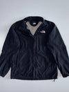 The North Face Mesh Lined Shell Jacket | Black Zip-Up Windproof Outdoor Packable Coat (M)