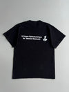 Vintage Heavy Cotton Black Graphic Tee (M)