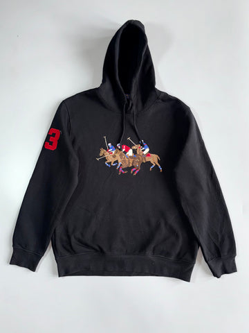 Polo Ralph Lauren Premium Embroidered Logo Hooded Jacket with QR code (XL)