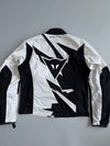 Dainese | White Black Padded Racing Jacket | (M)