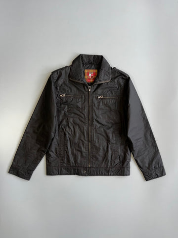 Mentor Jeans Co Zip-Up Moto Jacket (M)