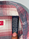 Wrangler Plaid Short Sleeve Button-Up Shirt (XL)