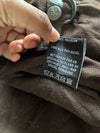 Vintage Redskins Brown Leather Bomber Jacket (M)