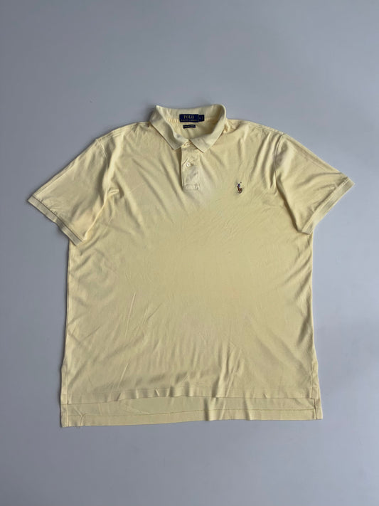 Polo Ralph Lauren Pique Polo – Pale Yellow (2Xl/3Xl)
