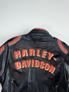 Harley-Davidson American Legend Black Leather Racing Jacket Padded (L)