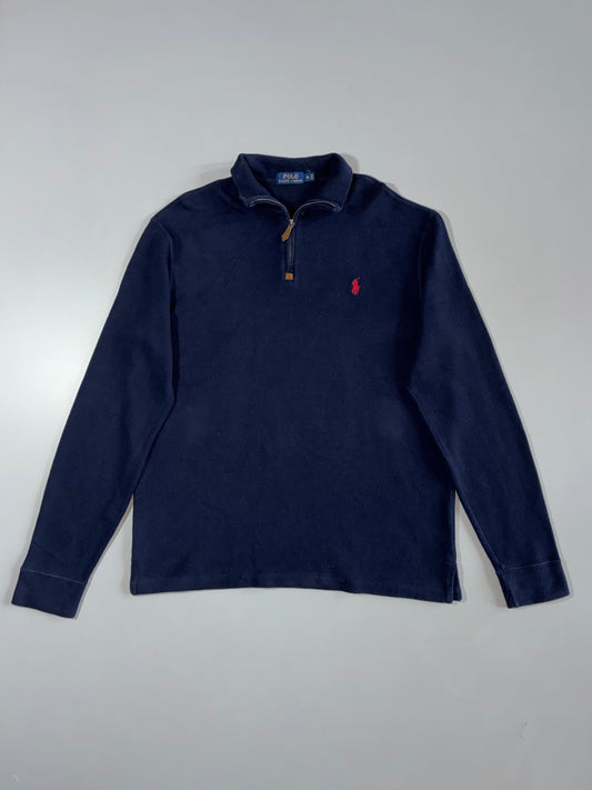Polo Ralph Lauren | Quarter Zip Pullover | Navy Blue (XL)
