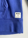 Roots Canada Beaver Logo Sleeve Print Pullover Hoodie Royal Blue (S)