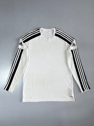 Adidas Squad 21 Primegreen Long Sleeve Training Top (White/Black) – Size (XL)