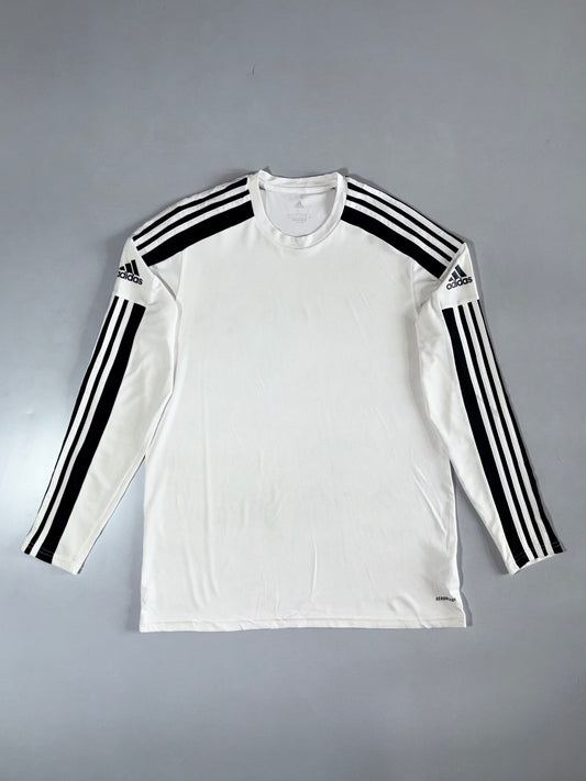 Adidas Squad 21 Primegreen Long Sleeve Training Top (White/Black) – Size (XL)