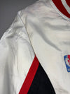 Chicago Bulls NBA Vintage 90s Snap Button Varsity Bomber Jacket (L)