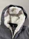 Moose Knuckles Grey Sherpa Trim Hoodie – (XL)