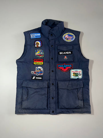 Scania Trucks Navy Patchwork Utility Vest (XL)