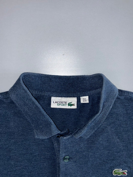 Lacoste Sport Vintage Navy Marl T-Shirt (M)