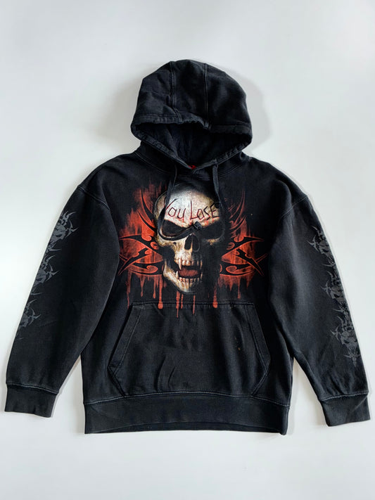 Spiral Direct | “You Lose” Skull Graphic Hoodie (M)