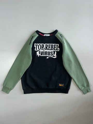 Sniper Heros Top Rebel Virus Colorblock Sweatshirt (L)