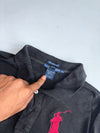Ralph Lauren “The Skinny Polo” – Black with Red Big Pony (Xs)