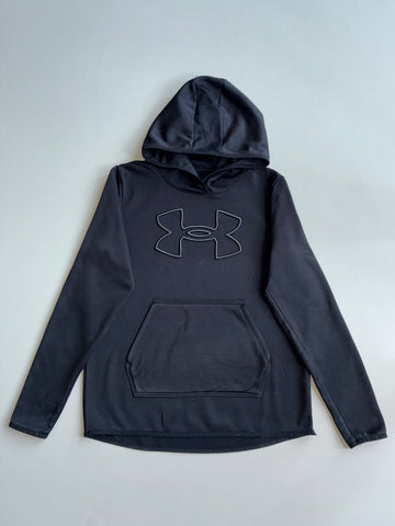 Under Armour Big Logo Fleece Hoodie – Black (S)