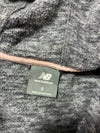 New Balance Heather Grey Fleece Zip Hoodie – Pink Trim (S)