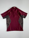 Black Yak Maroon Half-Zip Trekking Tee (M)