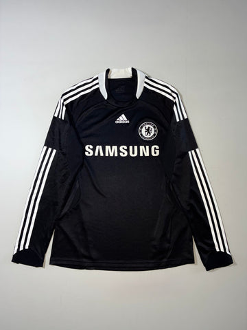 Adidas Chelsea FC 2008/09 Away Jersey Long Sleeve – Black Samsung  (L)
