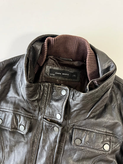 ZZara Minimal Original Leather Jacket (XS)