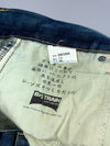 Big Train Osaka Blue Patchwork Distressed Flared Jeans (W:34 |L:43 )