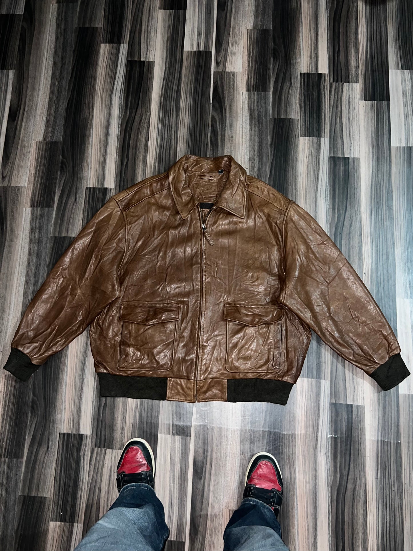 ZSuper Premium Original Leather Jacket (2XL/3XL)